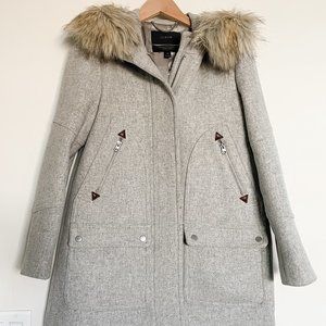 J. Crew Chateau Parka (Petite) in Heather Dusk